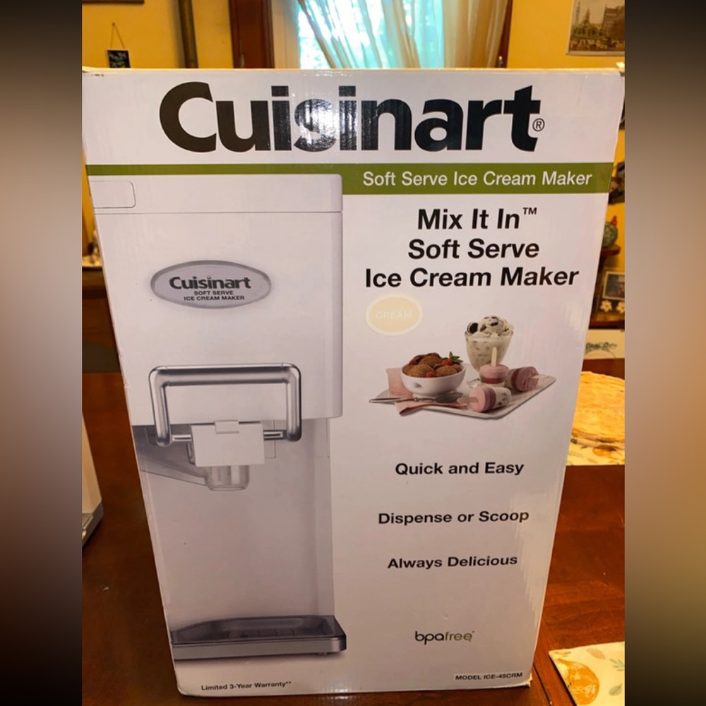 Cuisinart Mix It In Soft Serve Ice Cream Maker